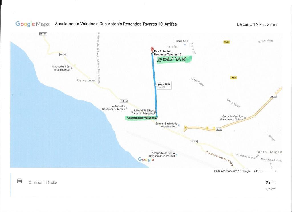 Apartamento Valados Ponta Delgada  Ngoại thất bức ảnh